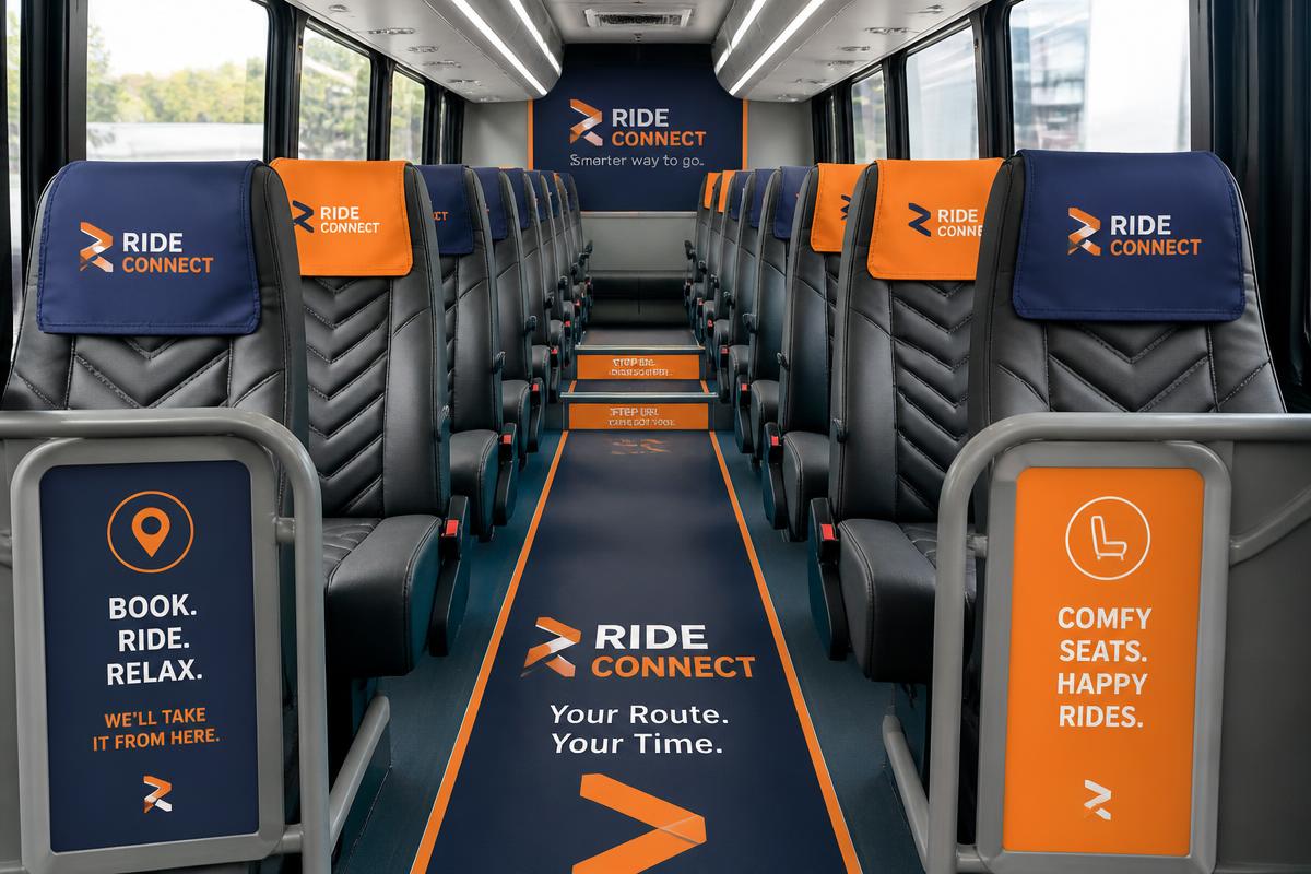Interior Placements — ATIGS 2027 shuttle advertising