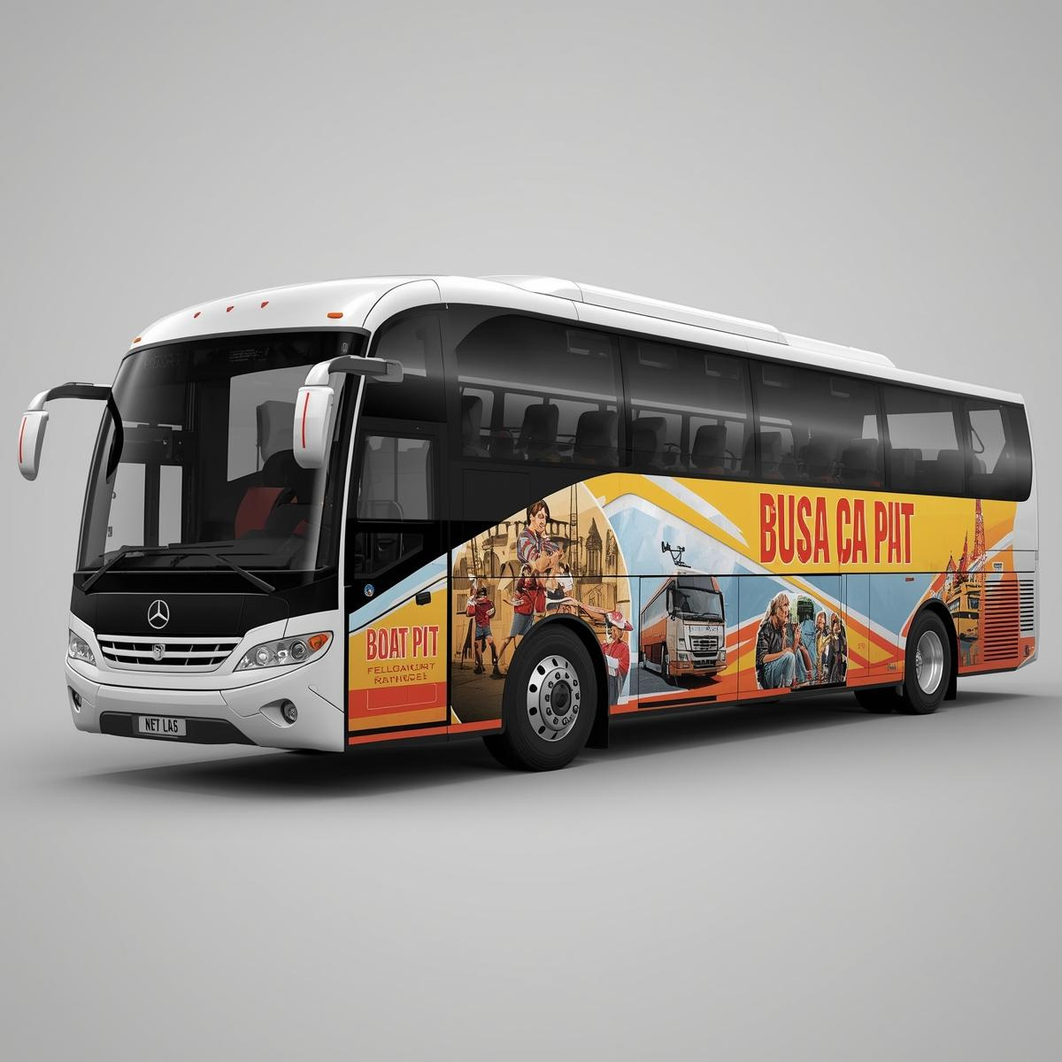 Full Bus Wraps — ATIGS 2027 shuttle advertising