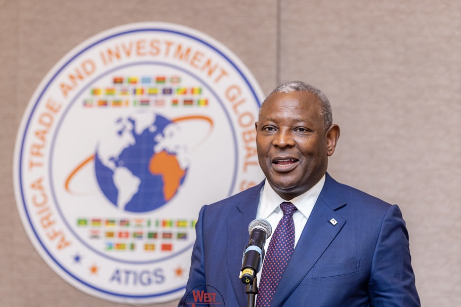 Dr. James Mwangi speaking at ATIGS Summit