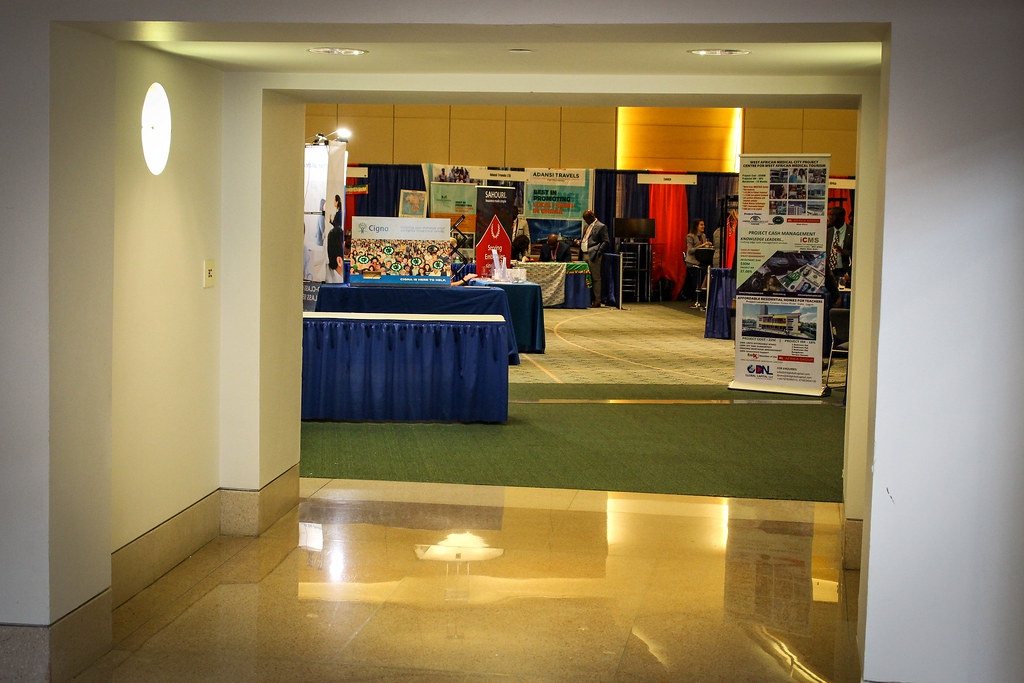 ATIGS exhibition booth and delegates