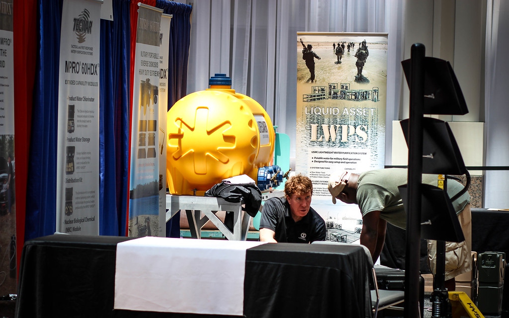 ATIGS exhibition booth and delegates