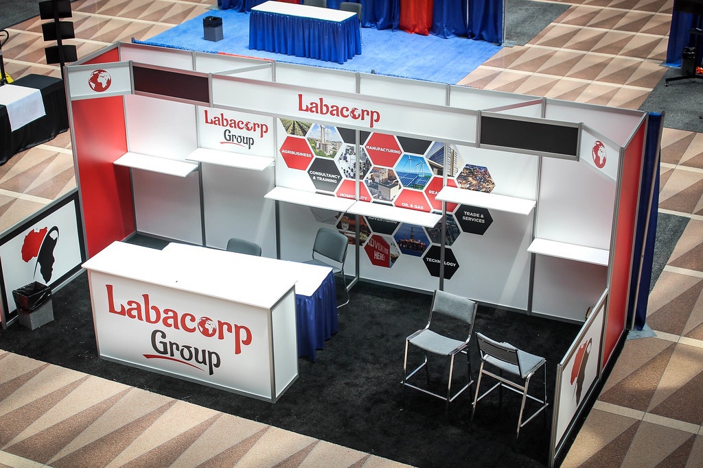 ATIGS exhibition booth and delegates