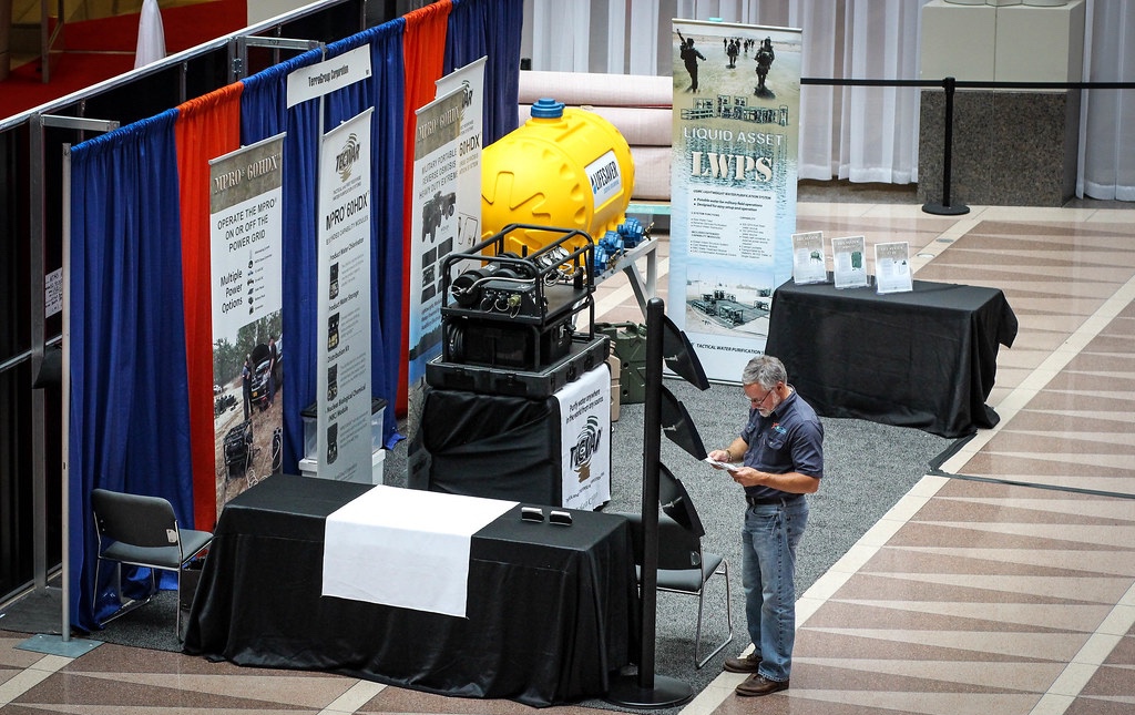 ATIGS exhibition booth and delegates