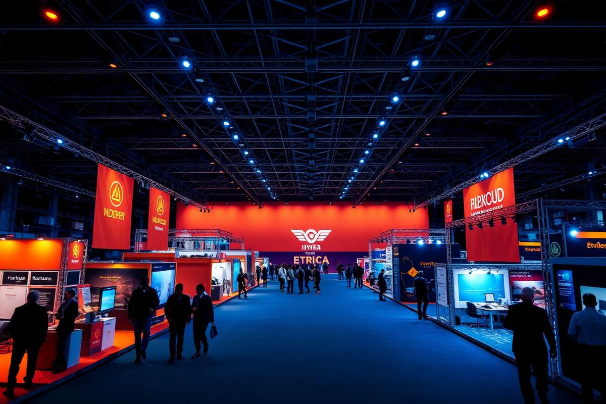 Exhibition floor at the ATIGS summit