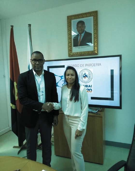 Partnership agreement signing at an ATIGS event