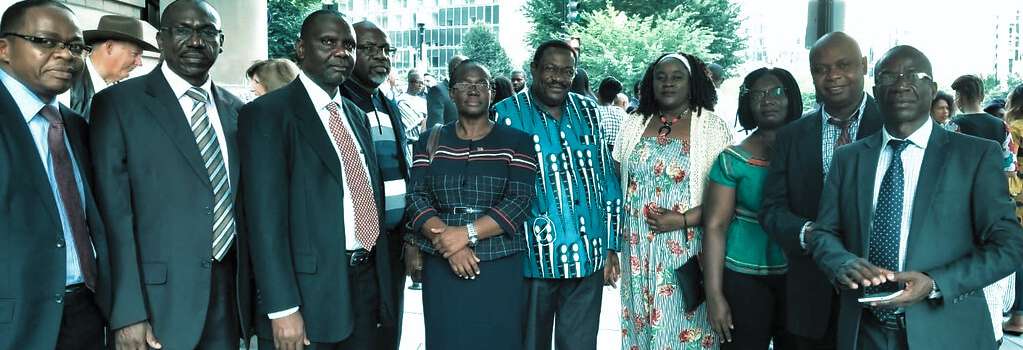 Delegates gathered at an ATIGS awards ceremony