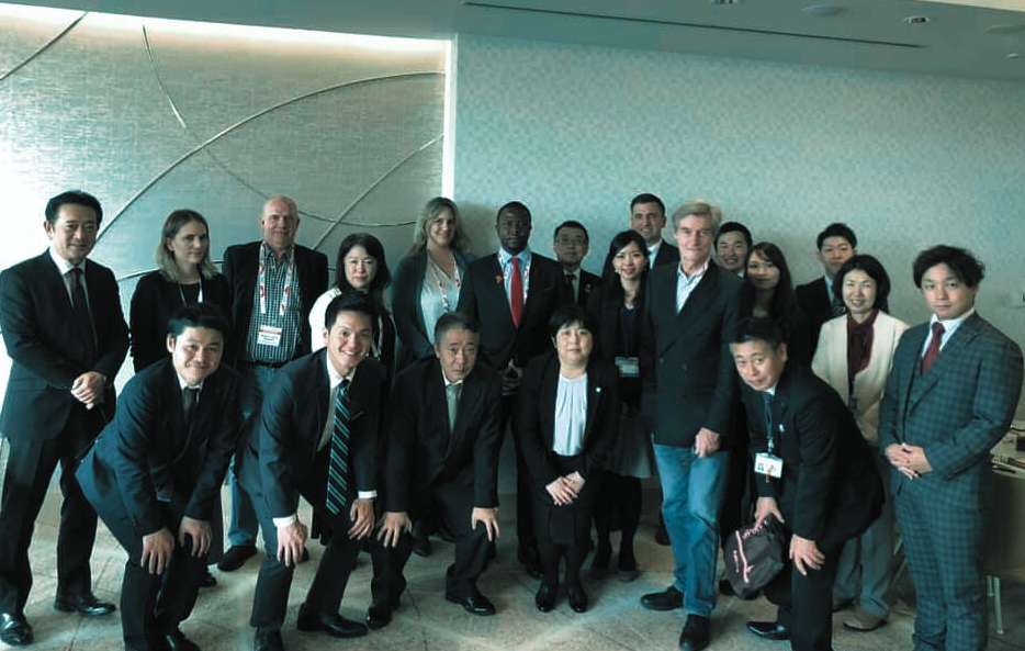 Networking session at an ATIGS international forum