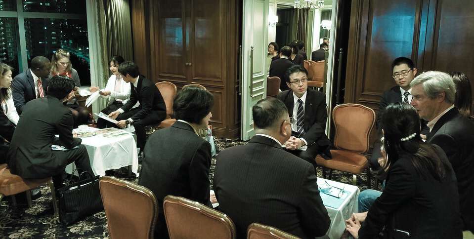 Business matchmaking sessions at an ATIGS summit