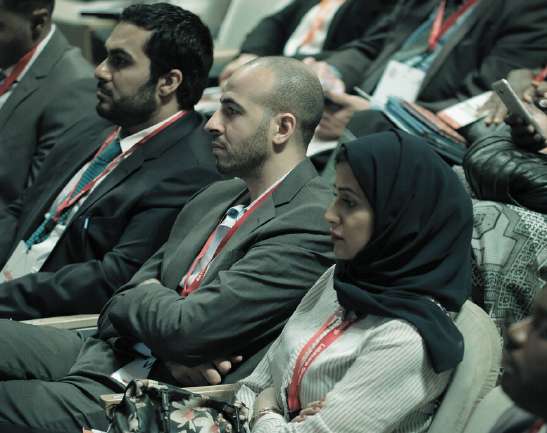 Conference audience at a co-located ATIGS session