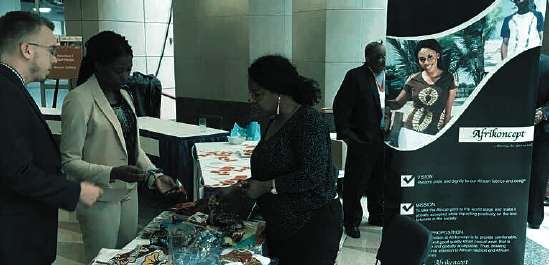 Exhibitor engagement at an ATIGS expo pavilion