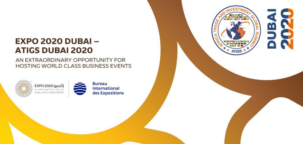 Expo 2020 Dubai and ATIGS Dubai 2020 branding