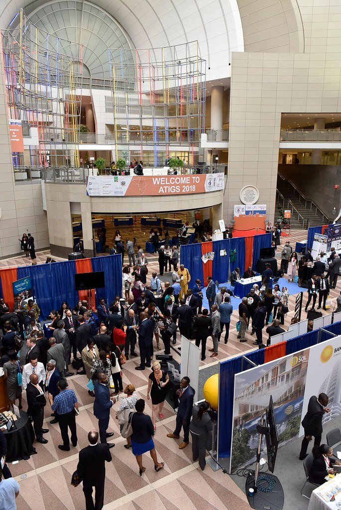 ATIGS Summit exhibition floor filled with delegates