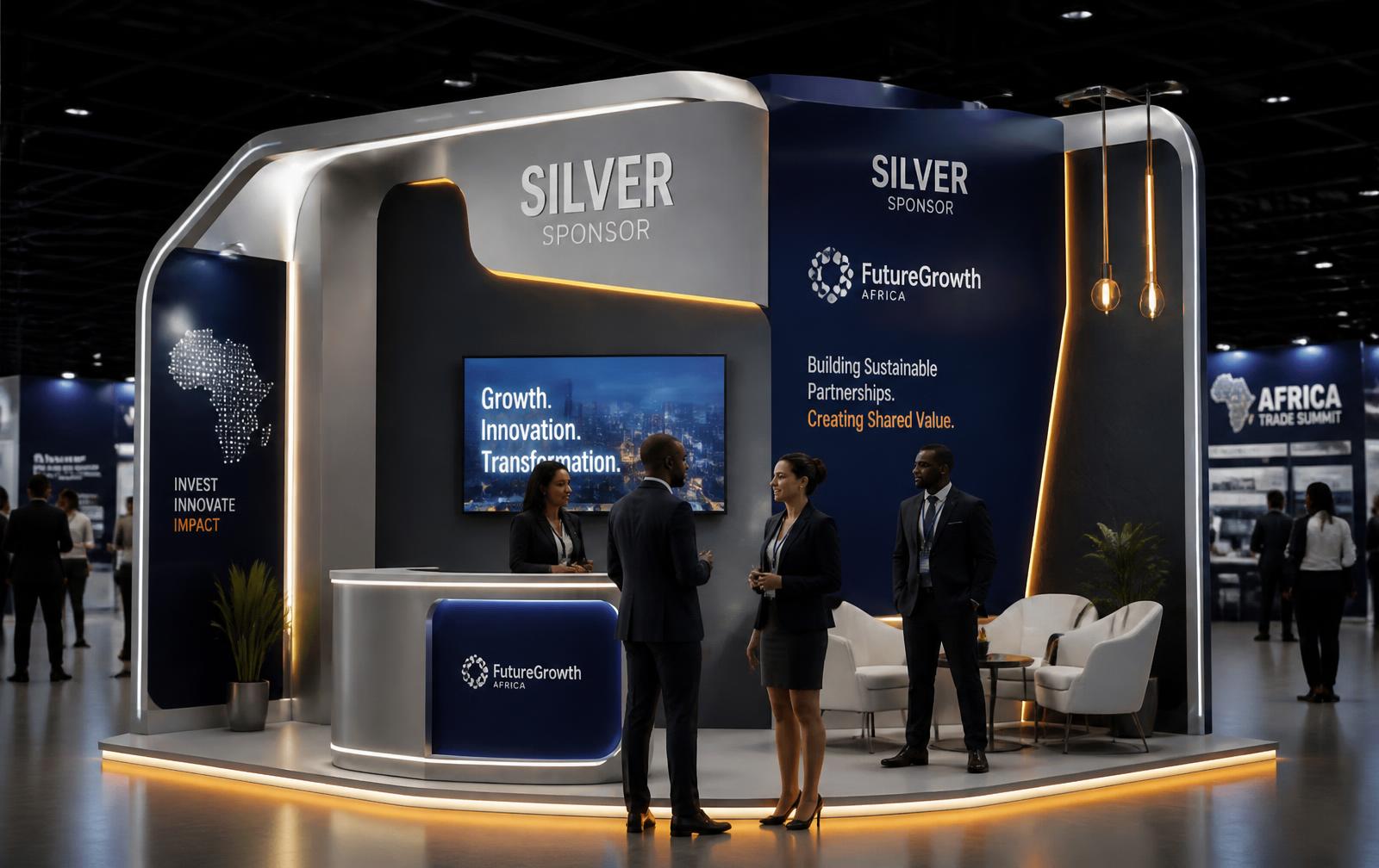 Standard branded exhibition stand at ATIGS Summit