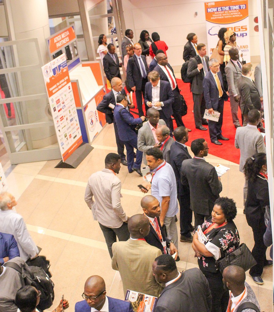 Delegates gathered across the exhibition floor