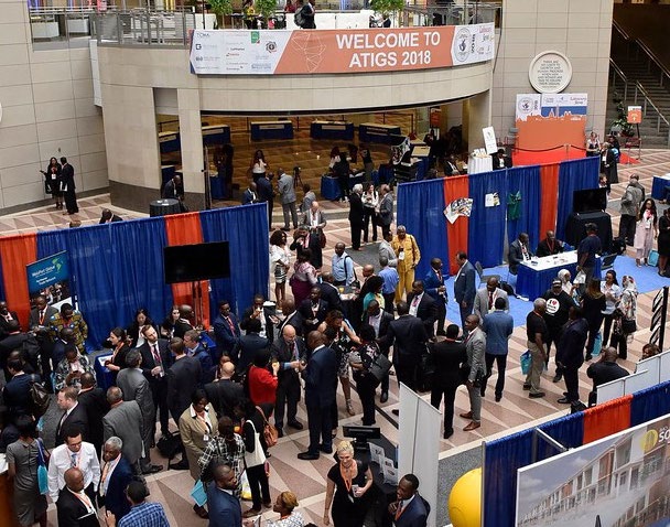 Delegates across the ATIGS exhibition hall