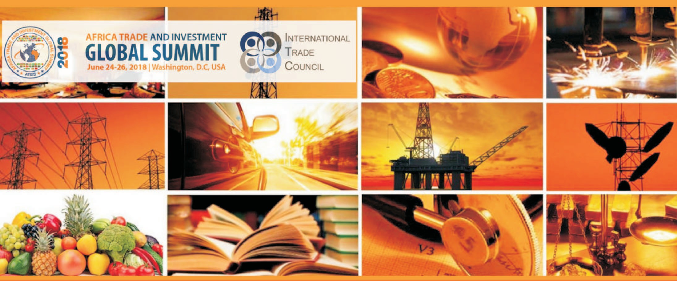 ATIGS sector collage banner covering agriculture, energy and industry