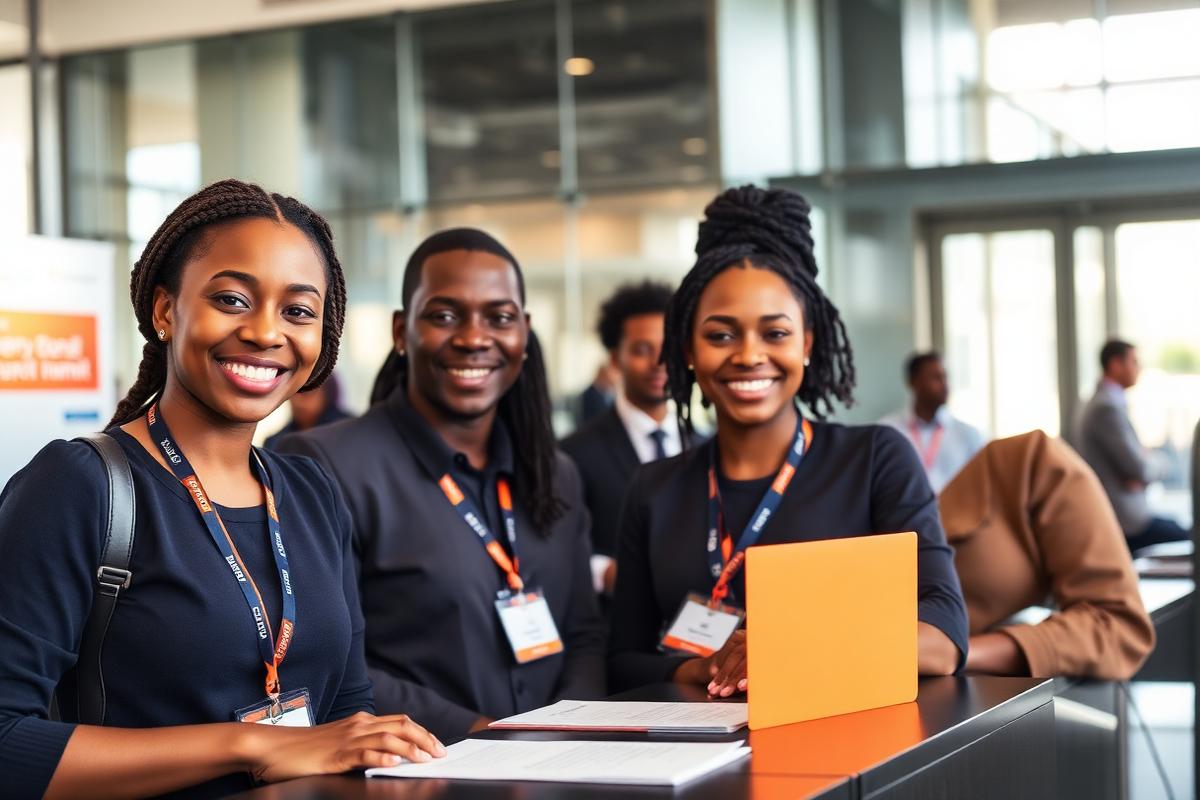 ATIGS volunteers at the summit registration desk
