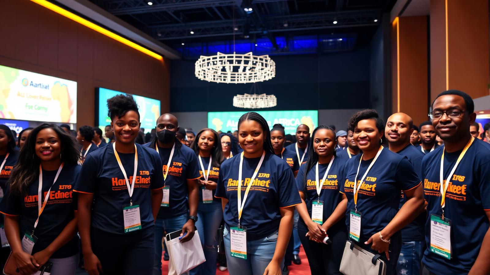 ATIGS volunteers welcoming delegates at the summit